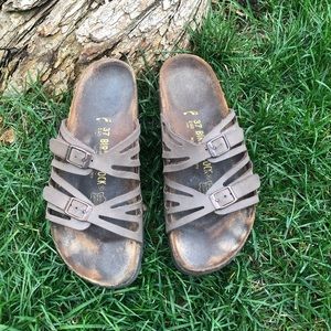 Mocha Birkenstock Granada sandals